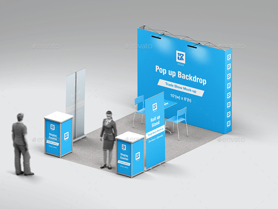 Trade Show Booth Mock-up v1, Graphics | GraphicRiver