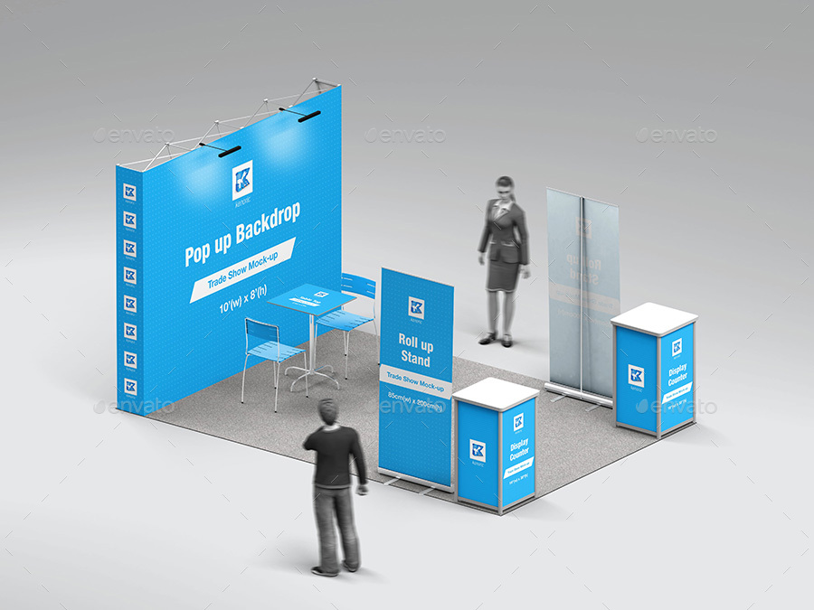 Trade Show Booth Mock-up v1, Graphics | GraphicRiver