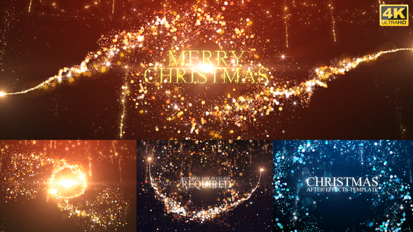 Christmas Particle Lights - VideoHive 25035594