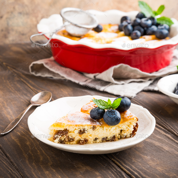 Delicious homemade cheesecake - Stock Photo - Images