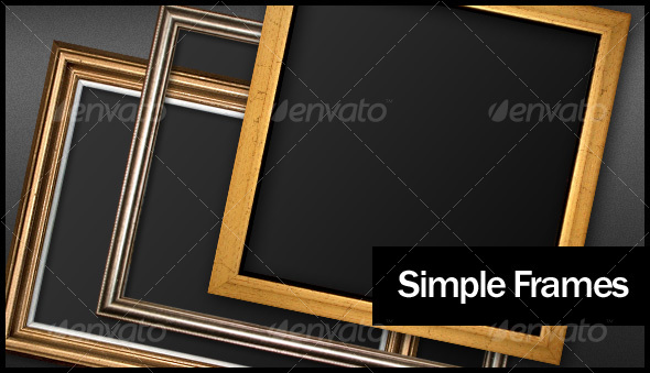 Simple Frames - Home & Office Isolated Objects