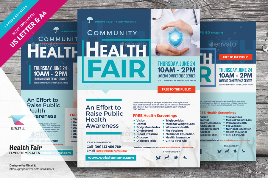 Health Fair Flyer Template