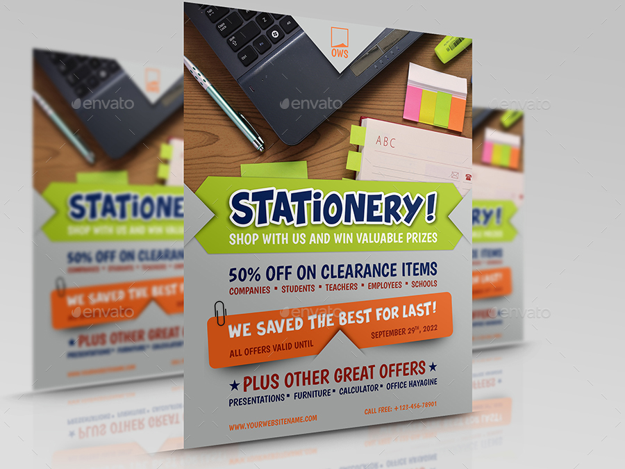Stationery Products Flyer Vol.2, Print Templates GraphicRiver