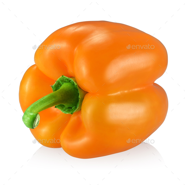 Fresh Orange Bell Peppers