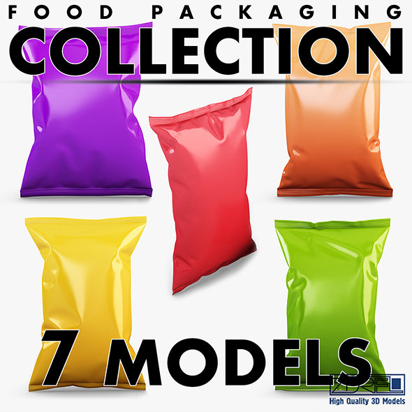 Food packaging collection - 3Docean 25042250