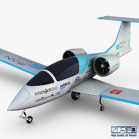 Airbus E-Fan Electric - 3Docean 25042427