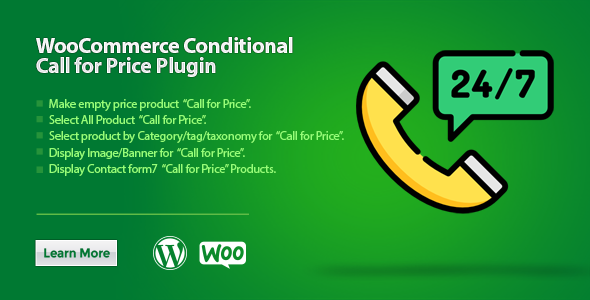 WooCommerce Conditional Call for Price