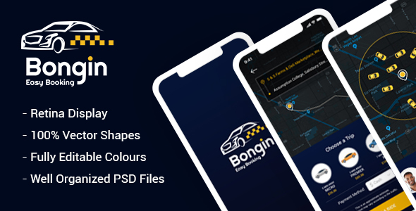 Bongin-Mobile App PSD - ThemeForest 25020774