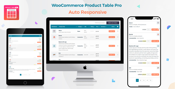 Woo Product Table Pro - WooCommerce Product Table view solution