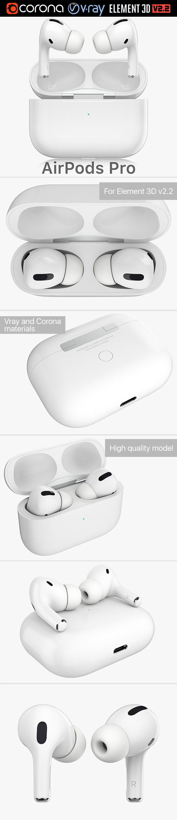 Apple AirPods Pro - 3Docean 25049511