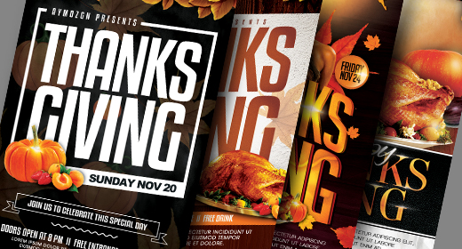 Thanksgiving Flyer Collection