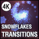 Christmas Snowflakes Transitions vol.1 - VideoHive Item for Sale