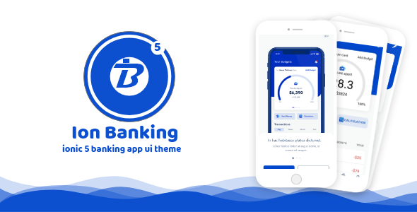 Ion Banking - ionic banking app ui theme | Ionic 8.6 | Angular 20 | Capacitor 7