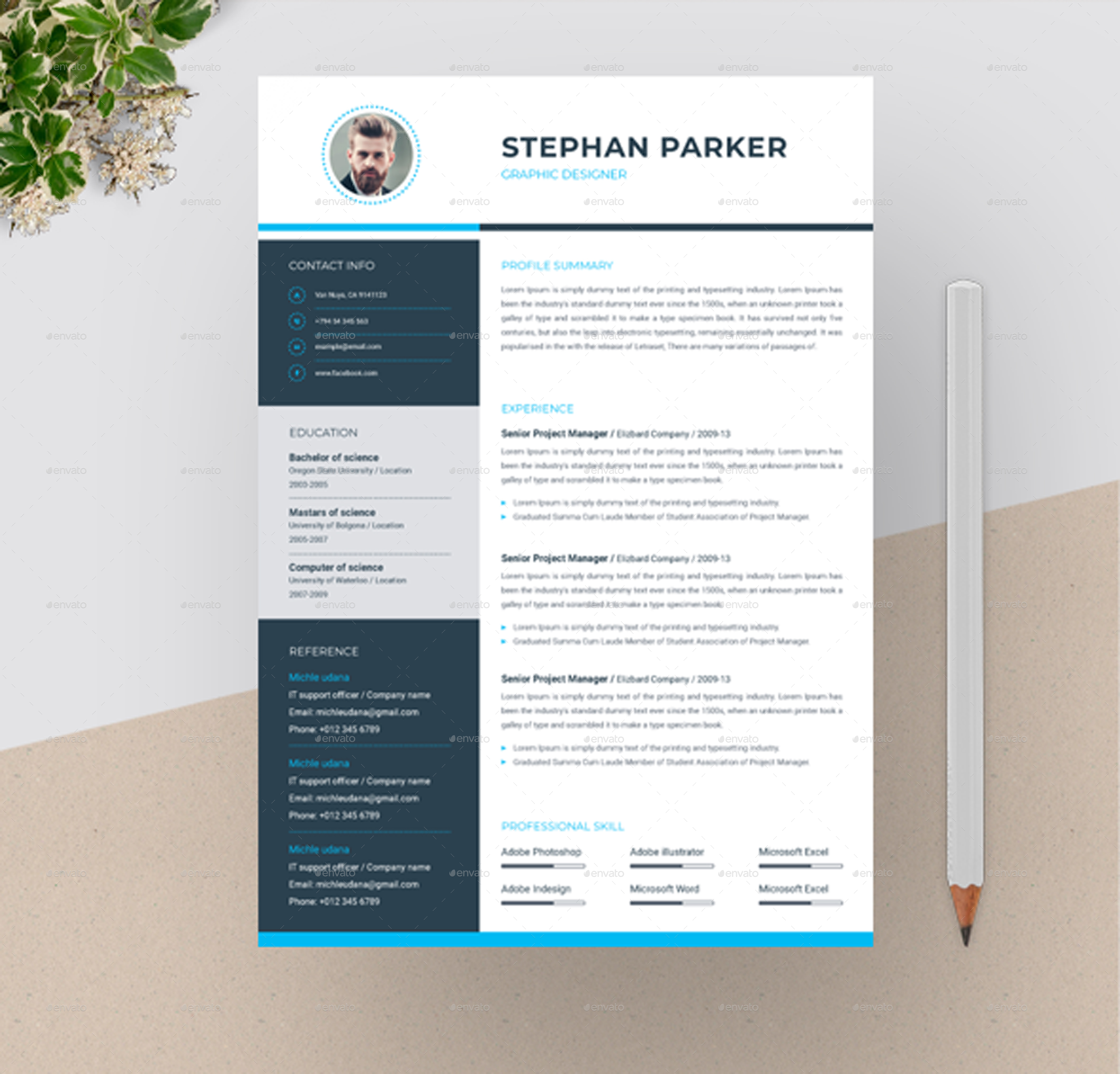 CV, Print Templates | GraphicRiver