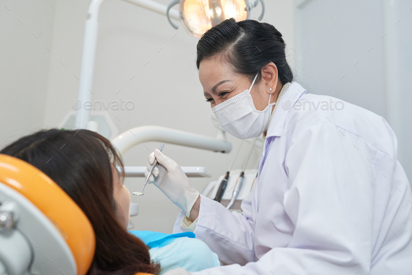 Teeth examination - Stock Photo - Images