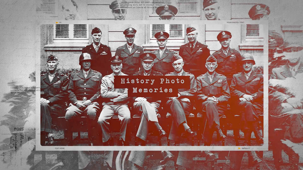 History Photo Memories / Retro Chronicle Slideshow / World War Opener / Significant Events of Past