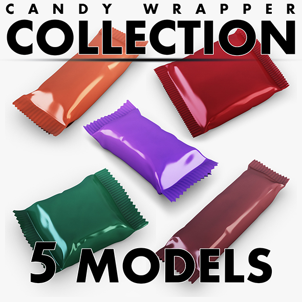 Candy wrapper collection - 3Docean 25062485