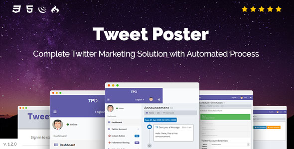 Tweet Poster - Powerful Twitter Schedule Tweets App
