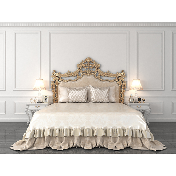 European Style Bed - 3Docean 25069893