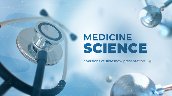 Medicine Science Slideshow Video Displays template preview