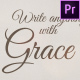 Grace - Animated Handwriting Typeface