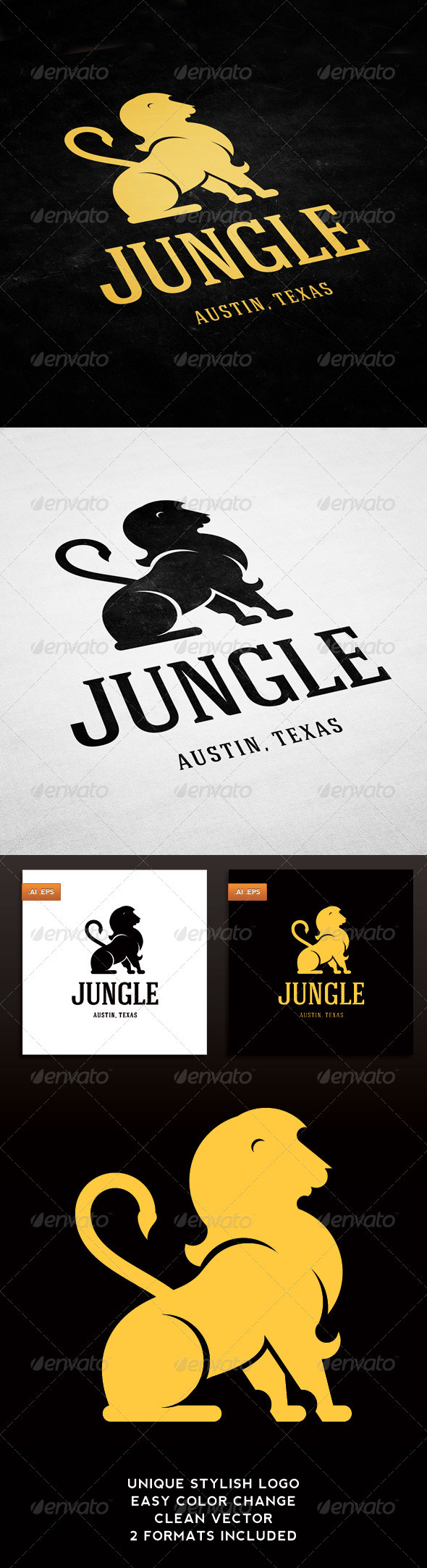 Jungle - Animals Logo Templates