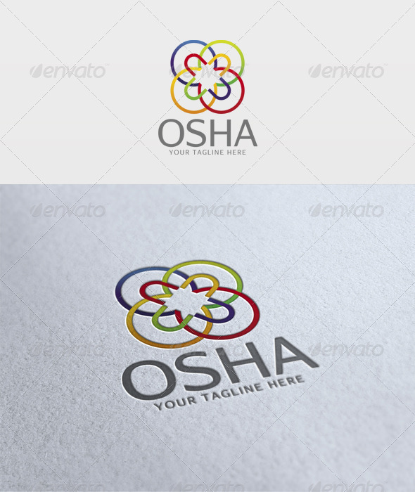 Osha Logo - Vector Abstract