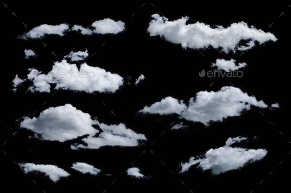 Isolated clouds - Stock Photo - Images