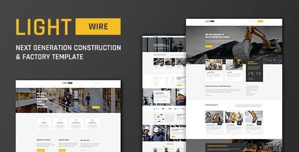 Lightwire - Construction - ThemeForest 25078946