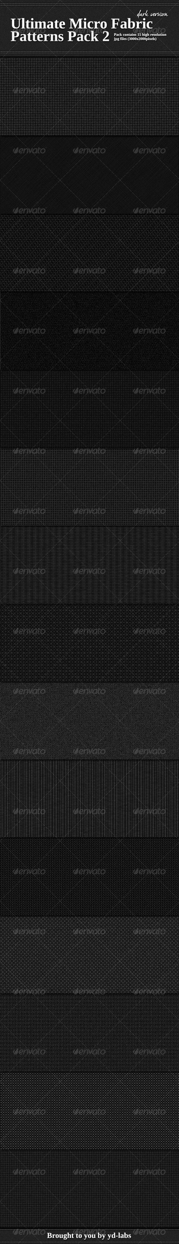 Ultimate Micro Fabric Patterns Pack 2 - Fabric Textures