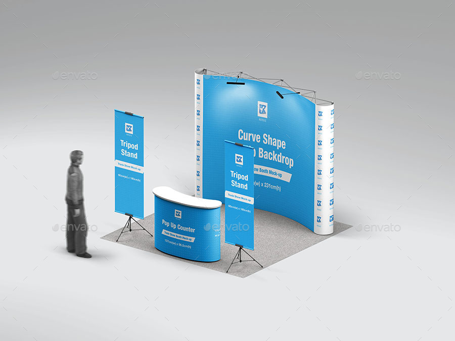 Trade Show Booth Mock-up v2, Graphics | GraphicRiver