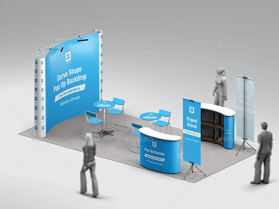 Trade Show Booth Mock-up v2, Graphics | GraphicRiver