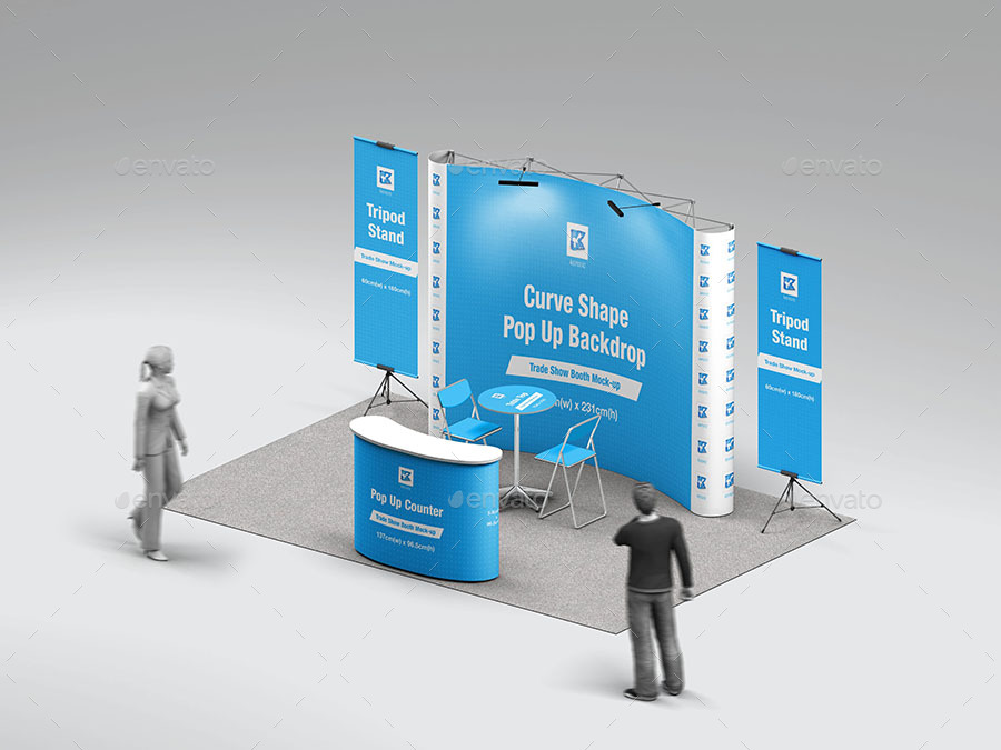 Trade Show Booth Mock-up v2, Graphics | GraphicRiver