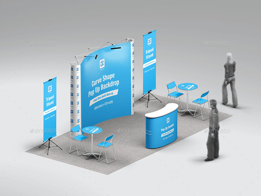 Trade Show Booth Mock-up v2, Graphics | GraphicRiver