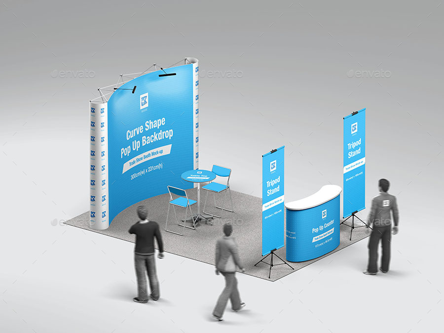 Trade Show Booth Mock-up v2, Graphics | GraphicRiver