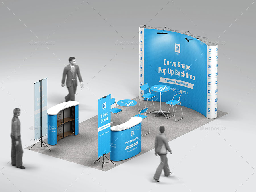 Trade Show Booth Mock-up v2, Graphics | GraphicRiver