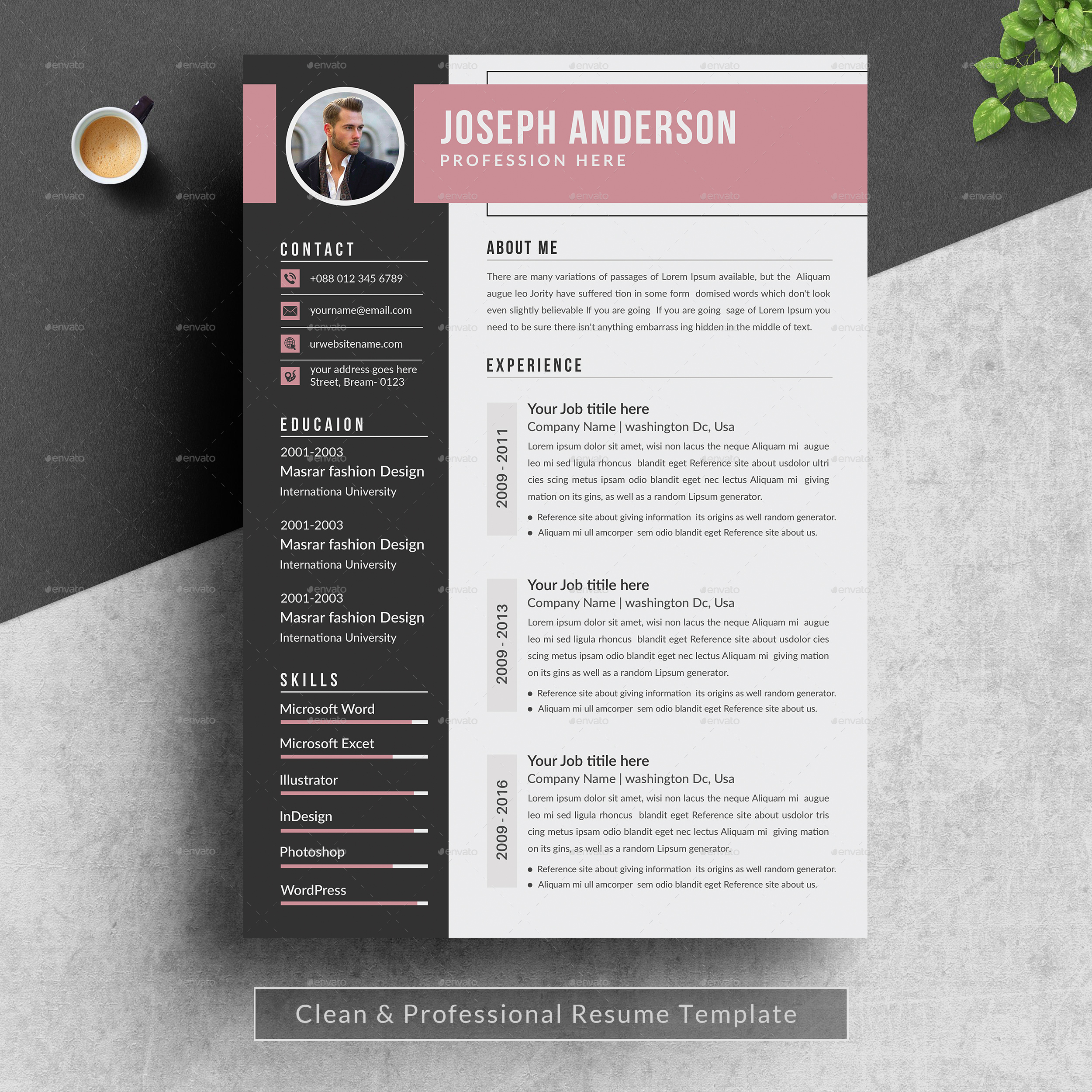 Resume, Print Templates 