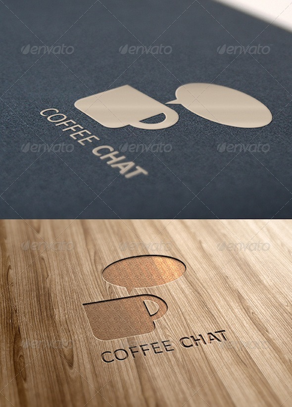 Coffee Chat Logo - Objects Logo Templates