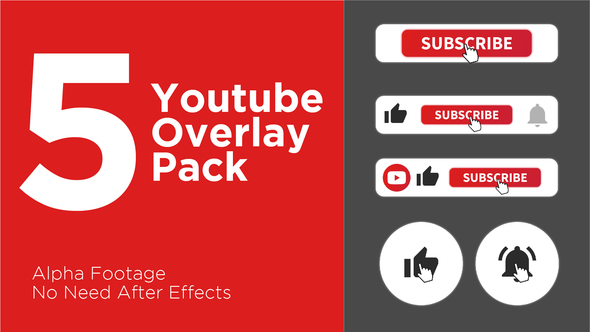 Clean Youtube Subscribe Button Pack