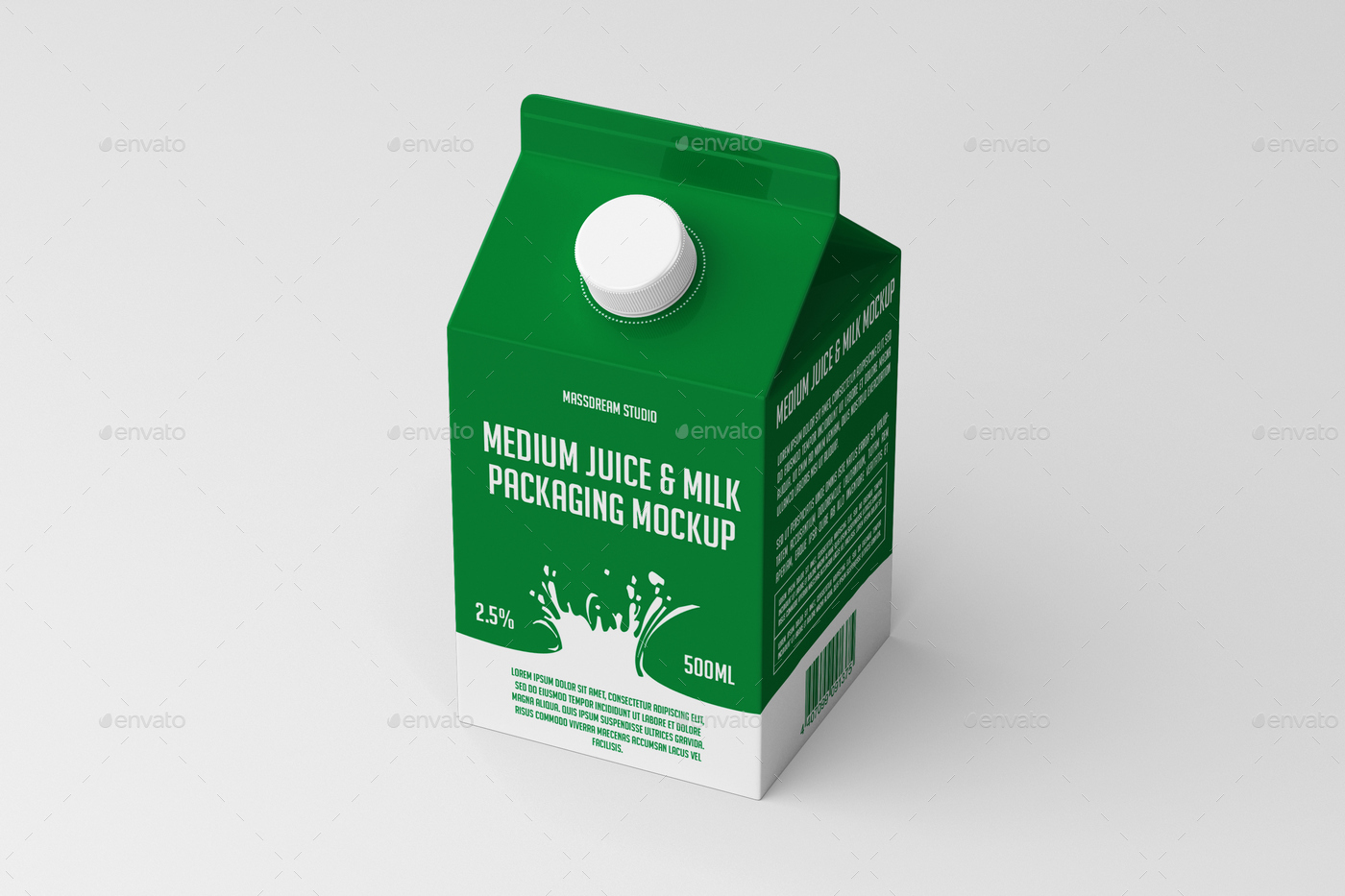 Download Medium Juice Milk Packaging Mock Up By Massdream Graphicriver