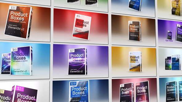 Product Boxes - VideoHive 25098107