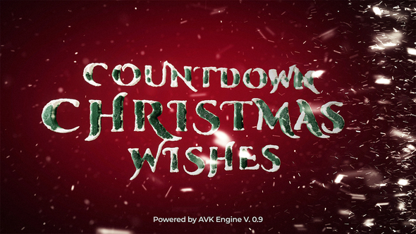 Countdown Christmas Wishes - VideoHive 25098791