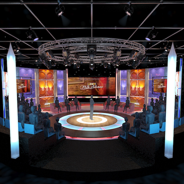 Virtual TV Studio - 3Docean 25101749