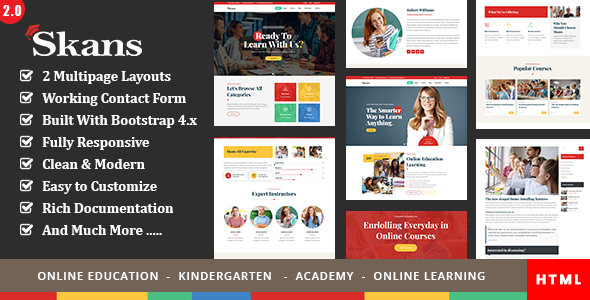 Skans - Education - ThemeForest 25063813