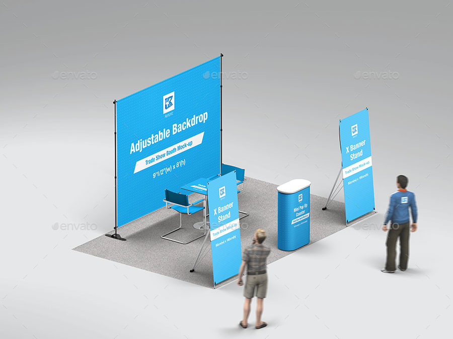 Trade Show Booth Mock-up v3, Graphics | GraphicRiver