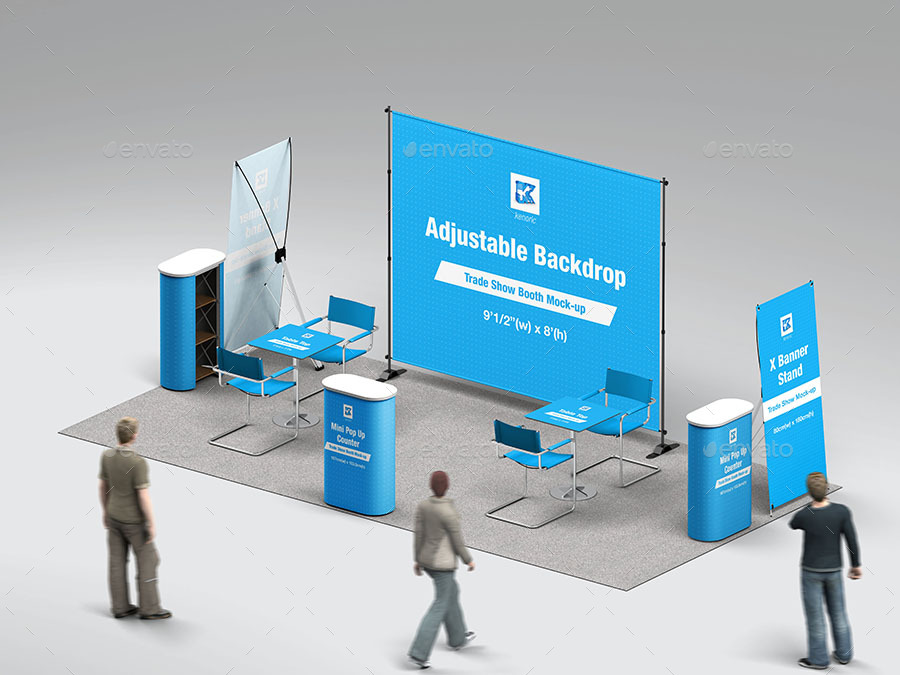 Trade Show Booth Mock-up v3, Graphics | GraphicRiver