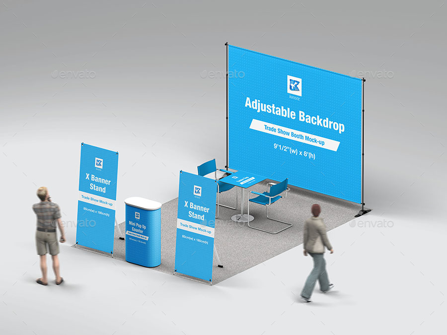 Trade Show Booth Mock-up v3, Graphics | GraphicRiver