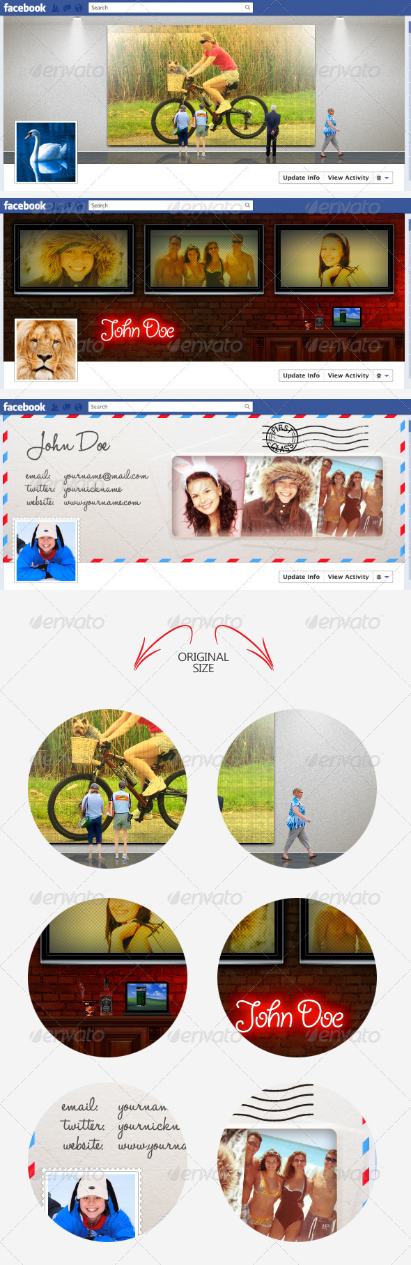3 Creative Timeline Covers for Facebook - Facebook Timeline Covers Social Media