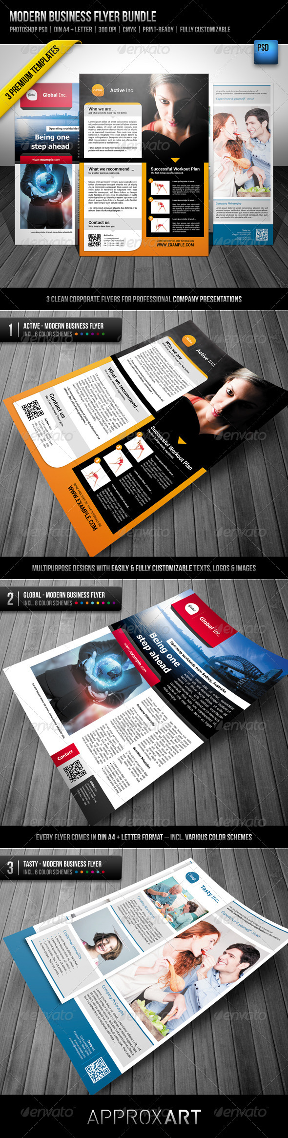 Modern Business Flyer Bundle - Corporate Flyers