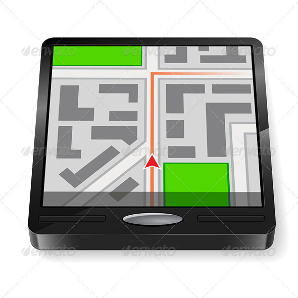 GPS navigator - Man-made Objects Objects